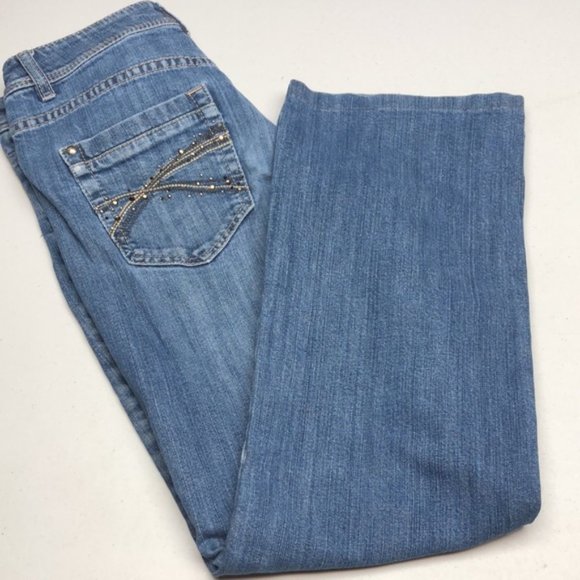 VINTAGE ESPRIT DENIM BOOTCUT JEANS 8/28x28 😎 - Picture 12 of 14